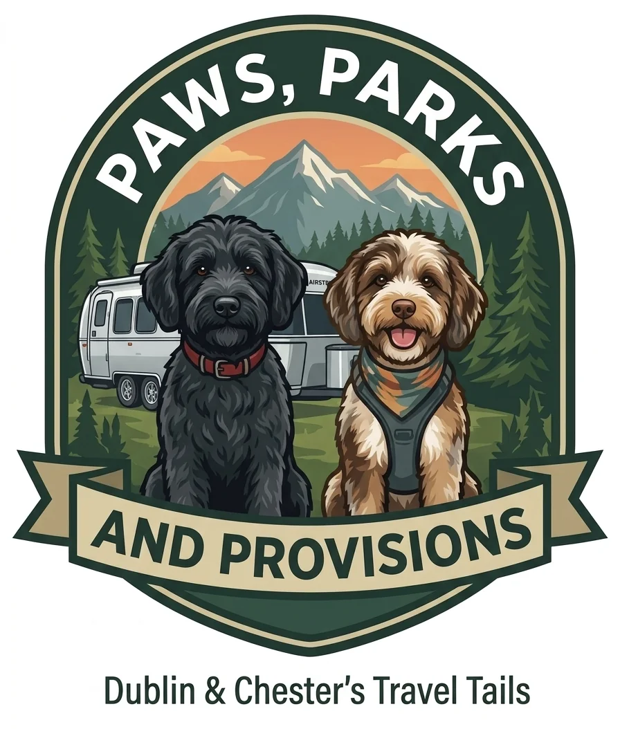 Paws, Parks, & Provisions logo